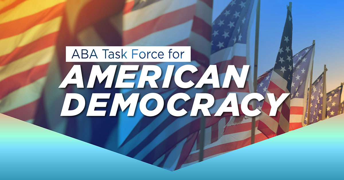 ABA Task Force for American Democracy logo