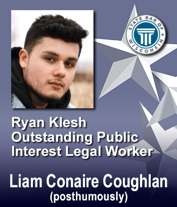 Ryan Klesh Public Interest Legal Worker Award - Liam Coughlan (posthumously)